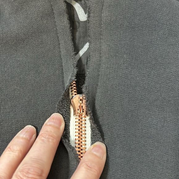 Frank and Eileen Womens Capelet Sleeveless Pullover Hoodie Gray Sz L NEW - Picture 9 of 12